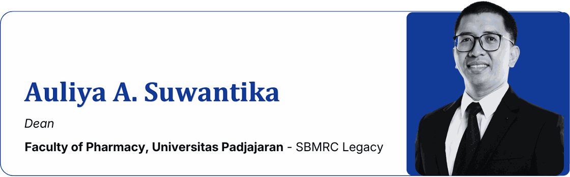 Auliya A. Suwantika — Dekan Fakultas Farmasi, Universitas Padjajaran, SBMRC Legacy